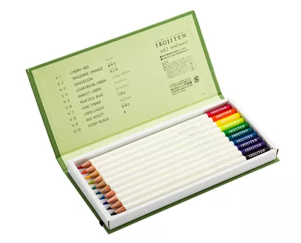 Tombow Farbstift Irojiten kräftige Farben 10er - Bild 2