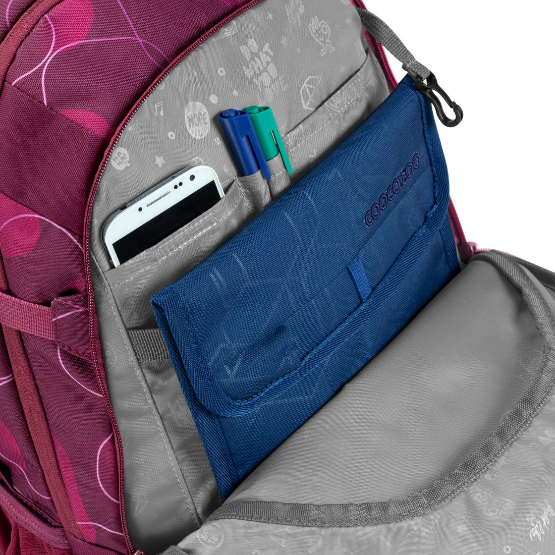 coocazoo Schulrucksack MATE Berry Bubbles - Bild 7