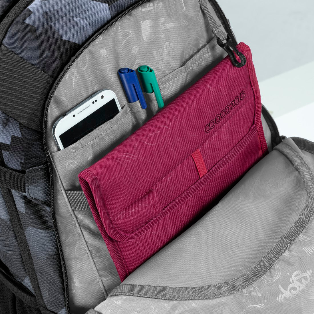 coocazoo Schulrucksack MATE, Grey Rocks - Bild 7