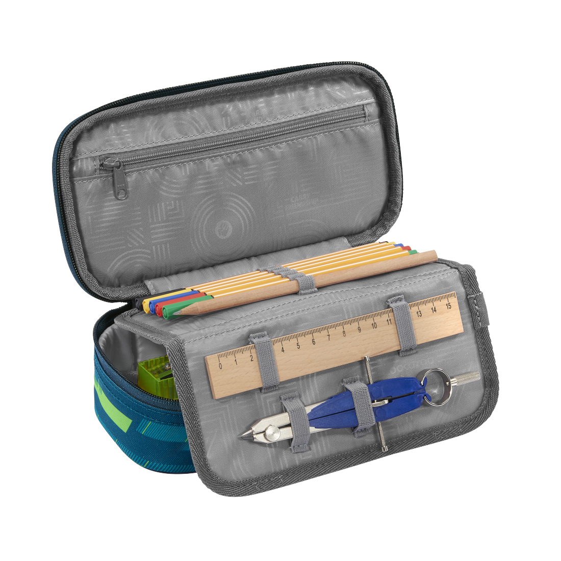 Coocazoo Schlampermäppchen Lime Stripe - Bild 2