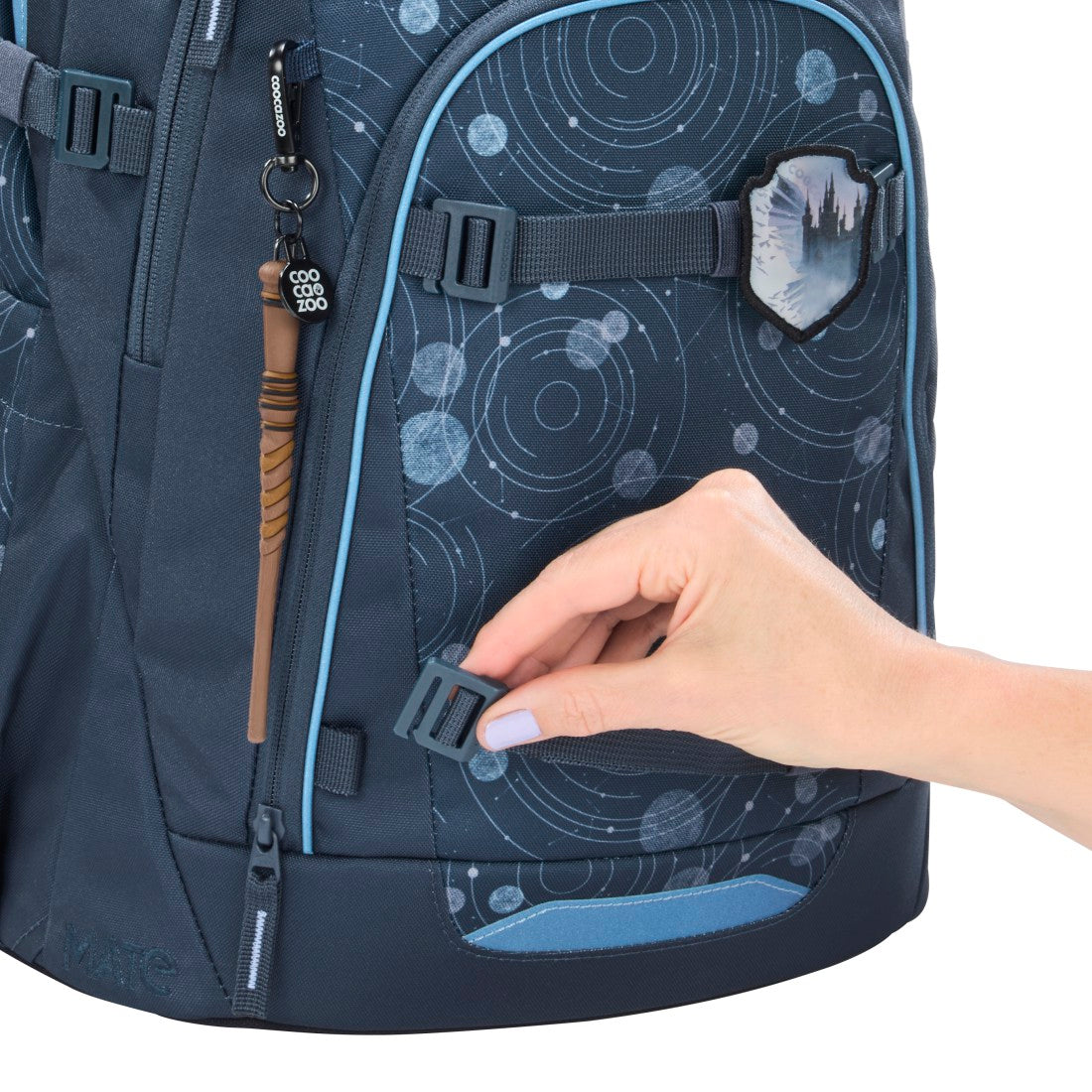 coocazoo Schulrucksack MATE Blue Orbit - Bild 4