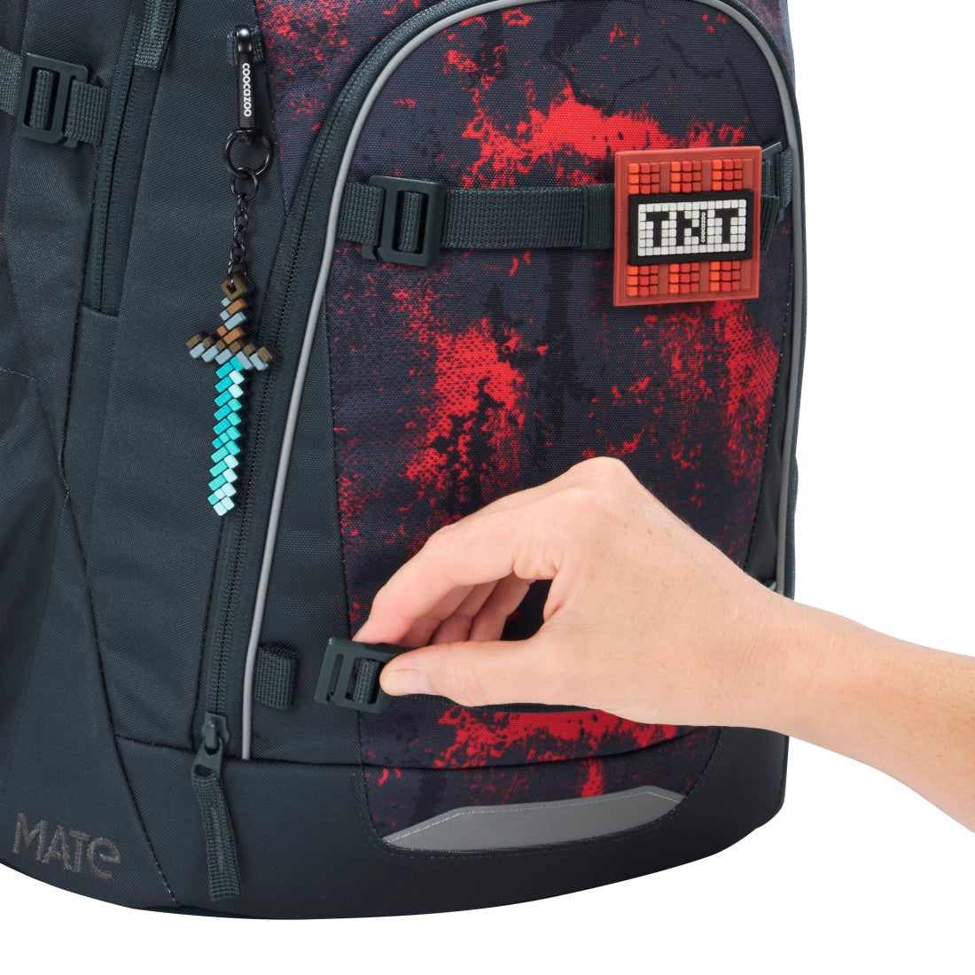 coocazoo Schulrucksack MATE Broken Black - Bild 3