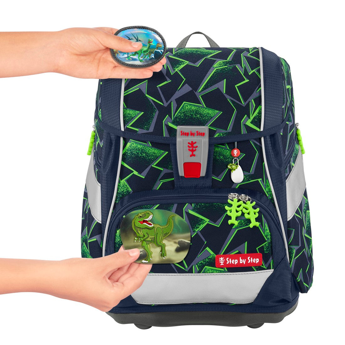 Step by Step 2IN1 PLUS Schulranzenset Wild T-Rex Taro 6-teilig - Bild 8