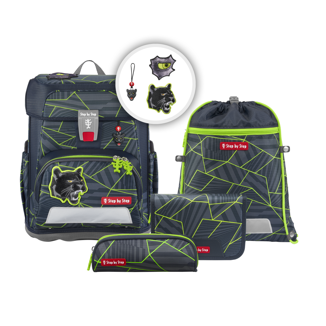 Step by Step CLOUD Schulranzenset Dark Cat Chiko 5-teilig - Bild 2