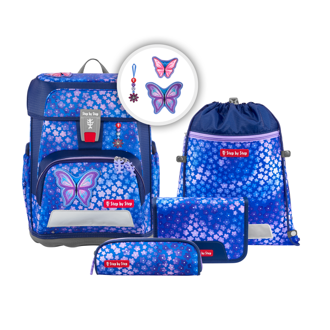 Step by Step CLOUD Schulranzenset Butterfly Maja 5-teilig - Bild 2