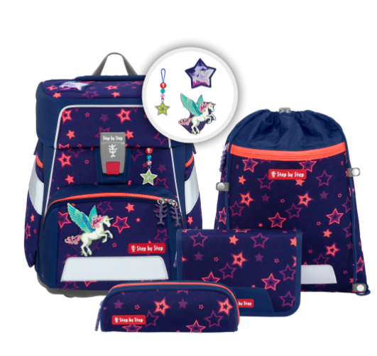 Step by Step SPACE SHINE Schulranzen-Set Pegasus Night Nuala, 5-teilig - Bild 3