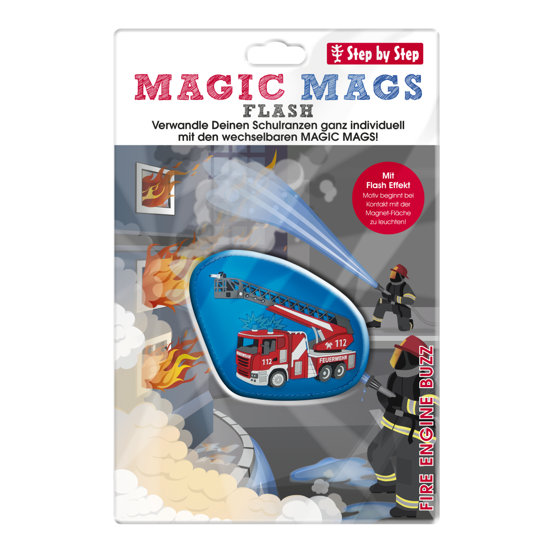 Step by Step Magic Mags Flash Fire Engine Buzz - Bild 1