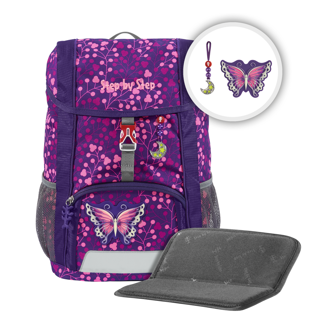 Step by Step KID SHINE - Special Edition Rucksack-Set Butterfly Night, 3-teilig - Bild 3