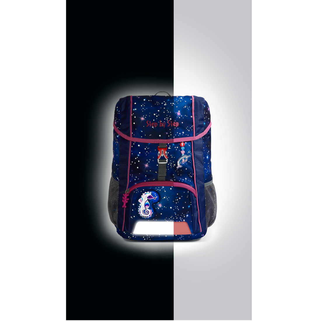 Step by Step KID REFLECT - Special Edition Rucksack - Set Star Seahorse Zoe, 3-teilig - Bild 2