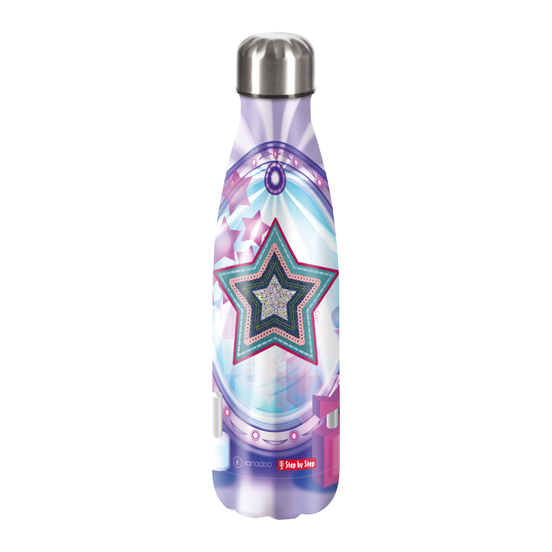 Step by Step Edelstahl-Trinkflasche Glamour Star Astra - Bild 1