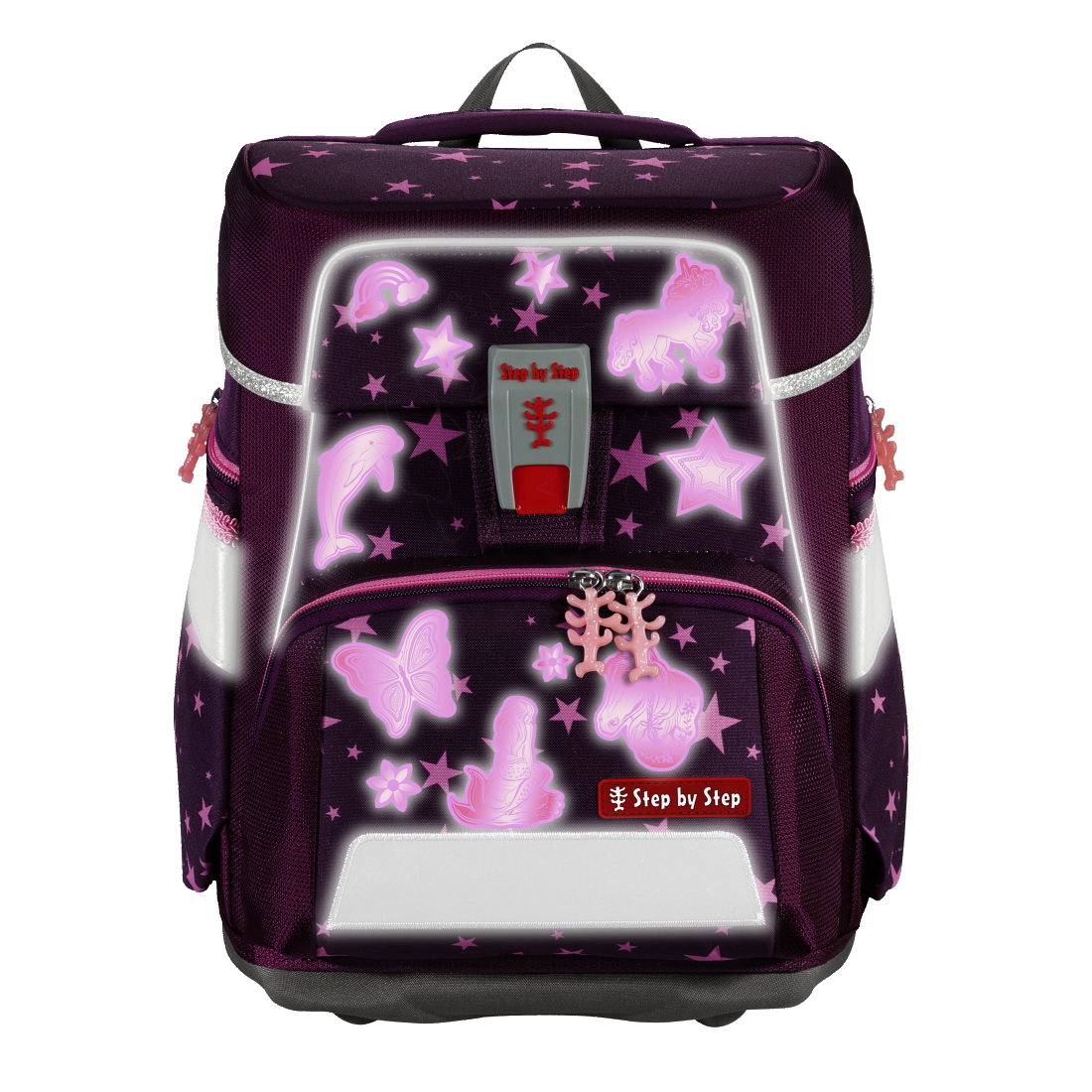 Step by Step Reflektierende Sticker Rot - Bild 2