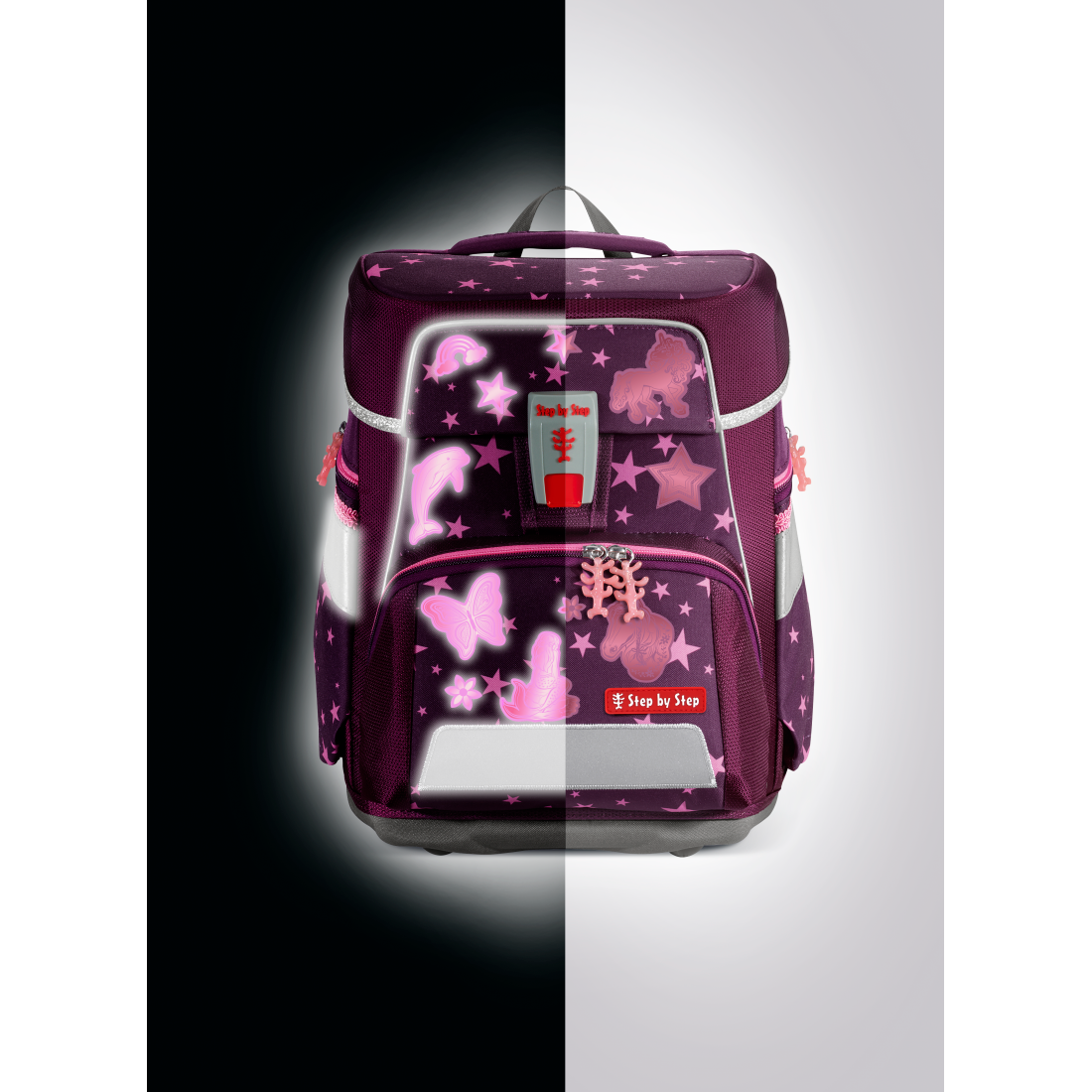 Step by Step Reflektierende Sticker Rot - Bild 3