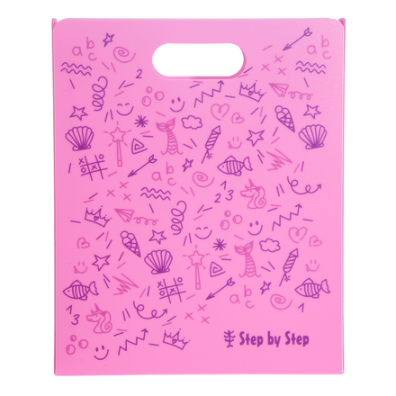 Step by Step Heftbox mit Tragegriff Pink