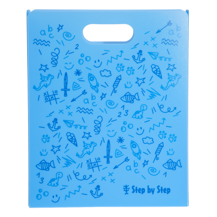 Step by Step Heftbox mit Tragegriff Blau