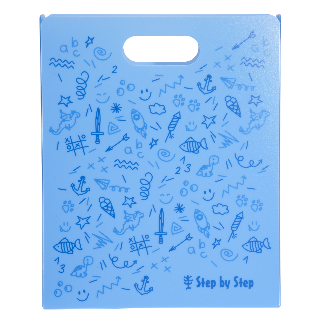 Step by Step Heftbox mit Tragegriff Blau - Bild 1