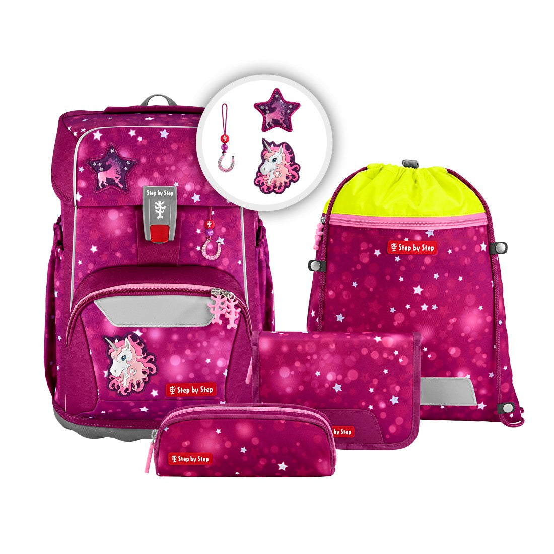 Step by Step GIANT Schulranzen-Set Sweet Unicorn Nuala, 5-teilig - Bild 2
