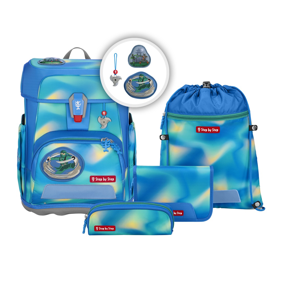 Step by Step CLOUD FLASH Schulranzenset Ninja Zazu 5-teilig - Bild 3