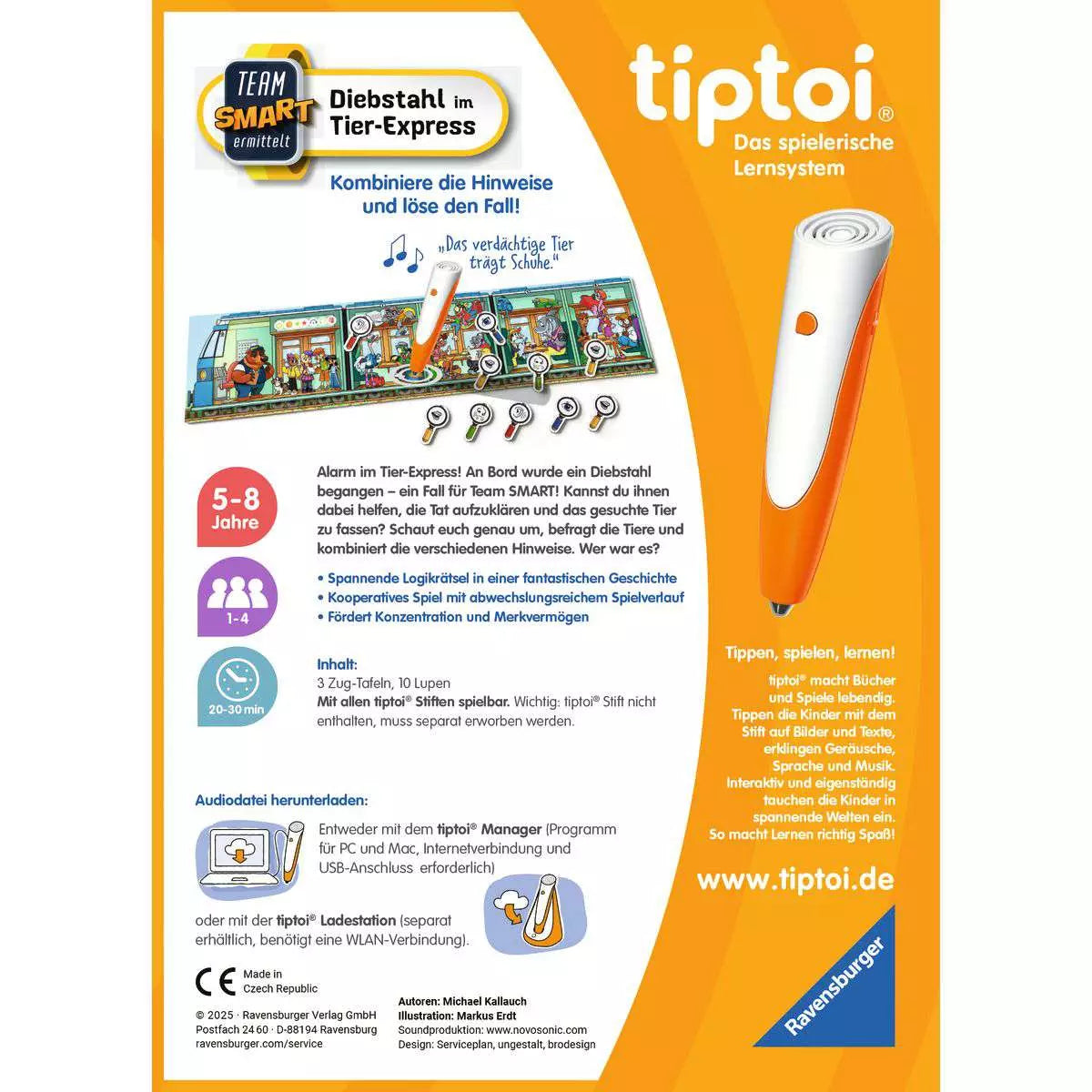 tiptoi Team SMART ermittelt: Diebstahl im Tier-Express 00.226 - Bild 2