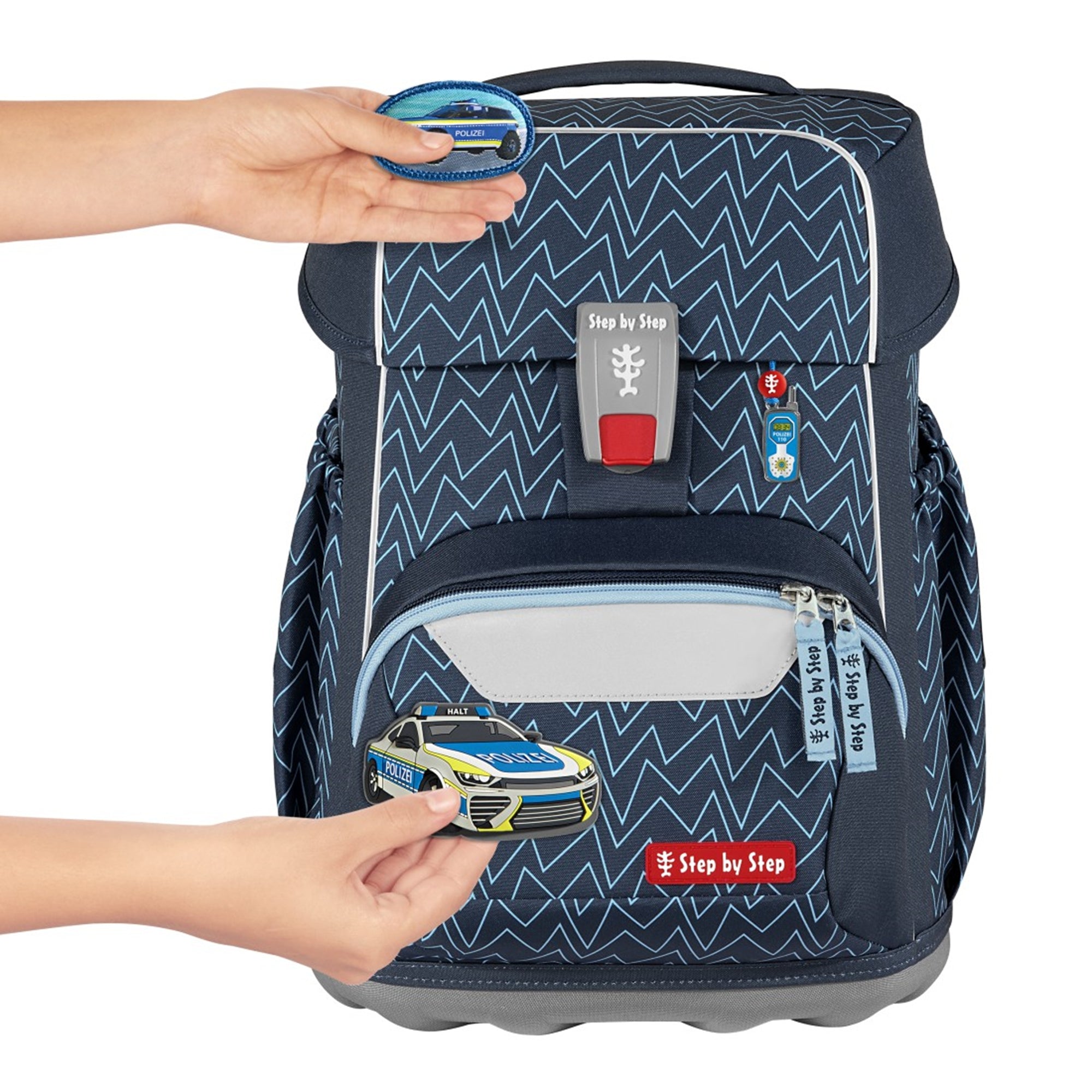 Step by Step BASIS Schulranzen-Set Blue Lines, 4-teilig - Bild 6