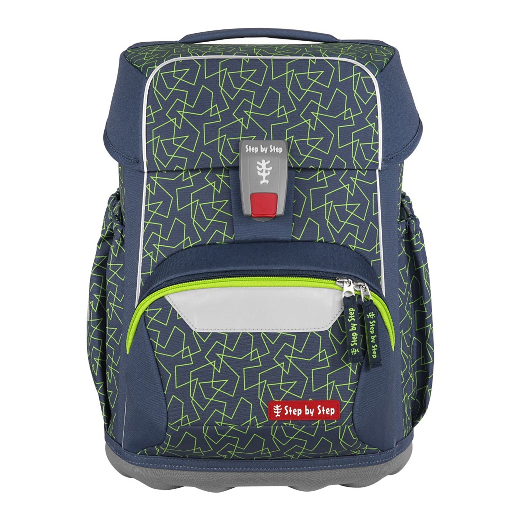 Step by Step BASIS Schulranzen-Set Green Geometric, 4-teilig - Bild 2