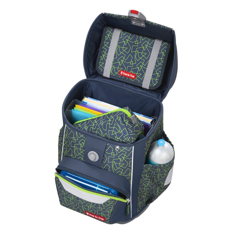 Step by Step BASIS Schulranzen-Set Green Geometric, 4-teilig - Bild 5