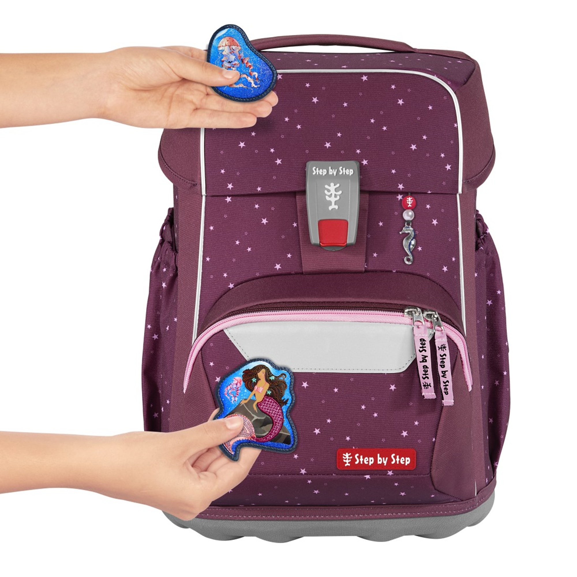 Step by Step BASIS Schulranzen-Set Berry Stars, 4-teilig - Bild 6