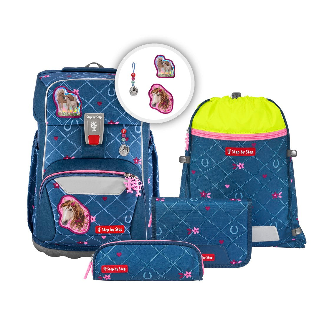 Step by Step GIANT Schulranzen-Set Horse Lima, 5-teilig - Bild 2