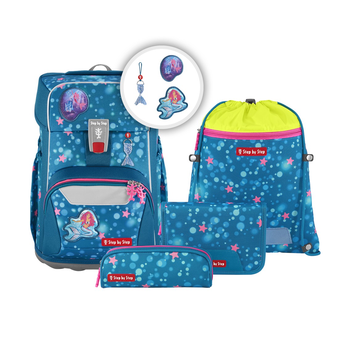 Step by Step GIANT Schulranzen-Set Mermaid Lola, 5-teilig - Bild 2