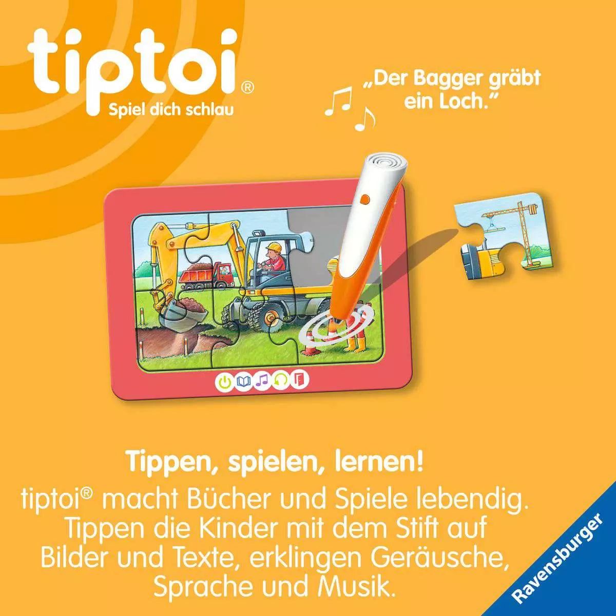tiptoi 3 erste Puzzles Fahrzeuge 00.227 - Bild 7