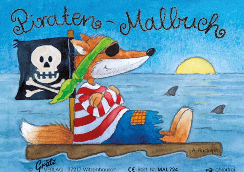 Malbuch A7 Piraten - Bild 1
