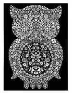 TataRuga Samtbild zum Ausmalen A4 Eule