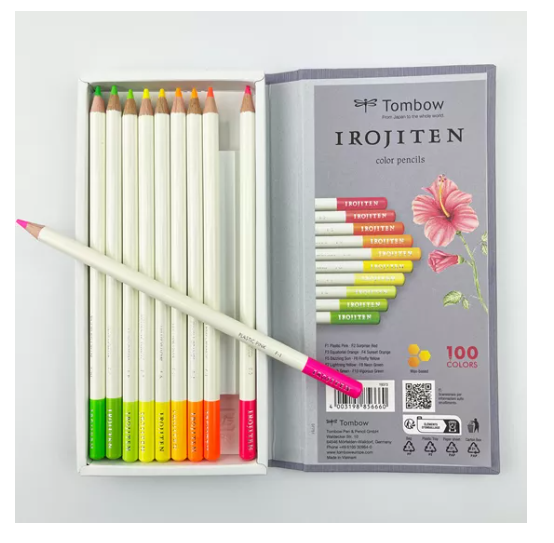 Tombow Farbstift Irojiten leuchtende Farben 10er - Bild 5