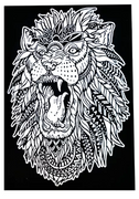 TataRuga Samtbild zum Ausmalen A4 Löwe