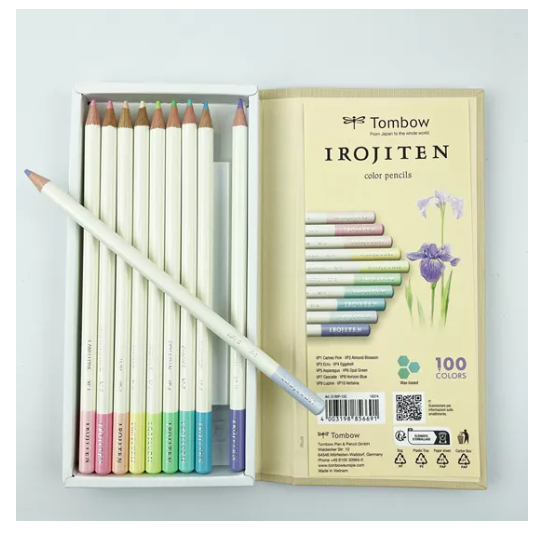 Tombow Farbstift Irojiten Pastel - Farben 10er - Bild 5