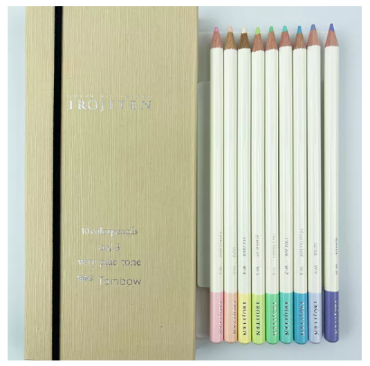 Tombow Farbstift Irojiten Pastel - Farben 10er - Bild 6
