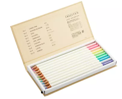 Tombow Farbstift Irojiten Pastel - Farben 10er - Bild 2