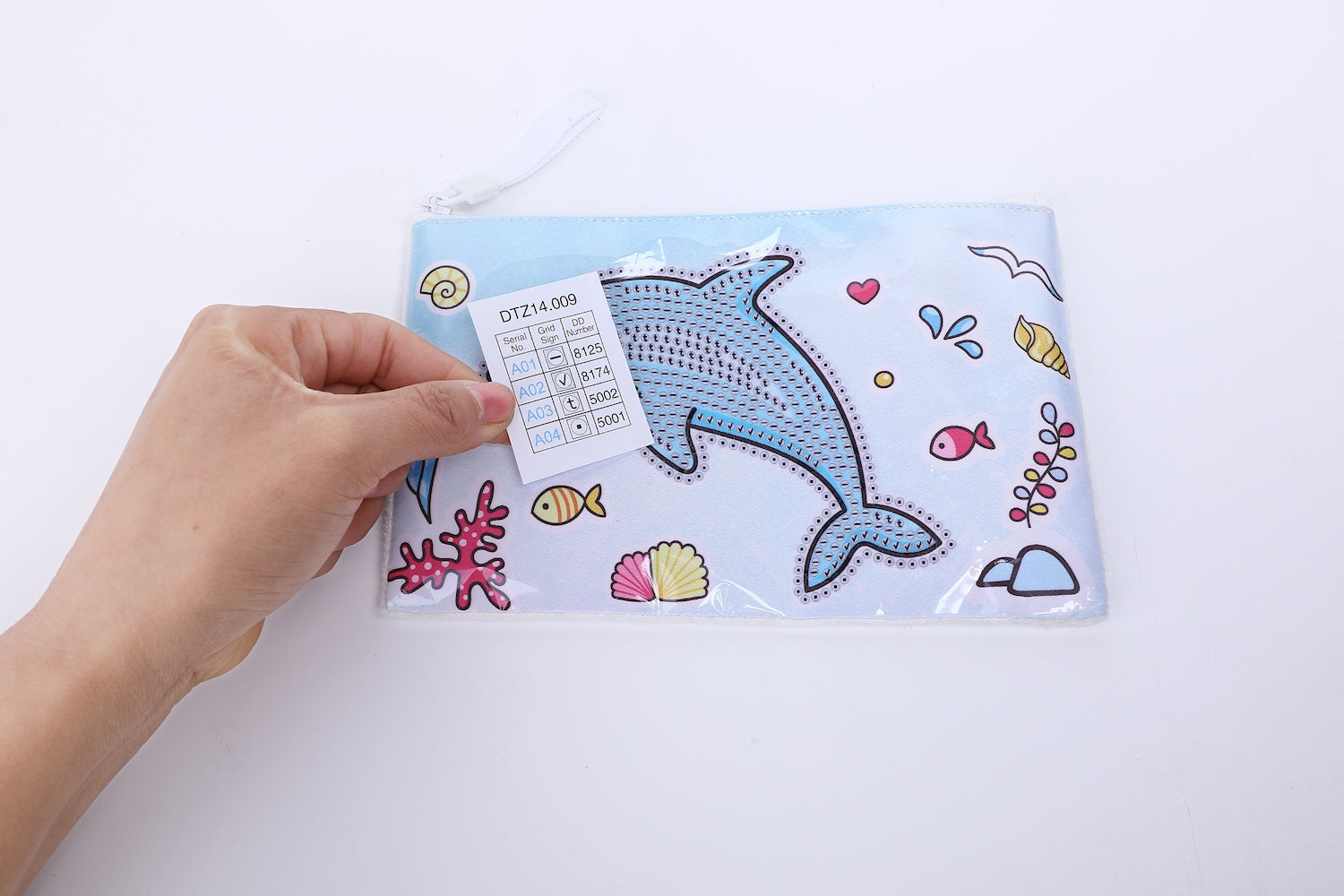 Diamond Dotz Dolphin Party Dotzies Mäppchen  20 x 12 cm - Bild 3