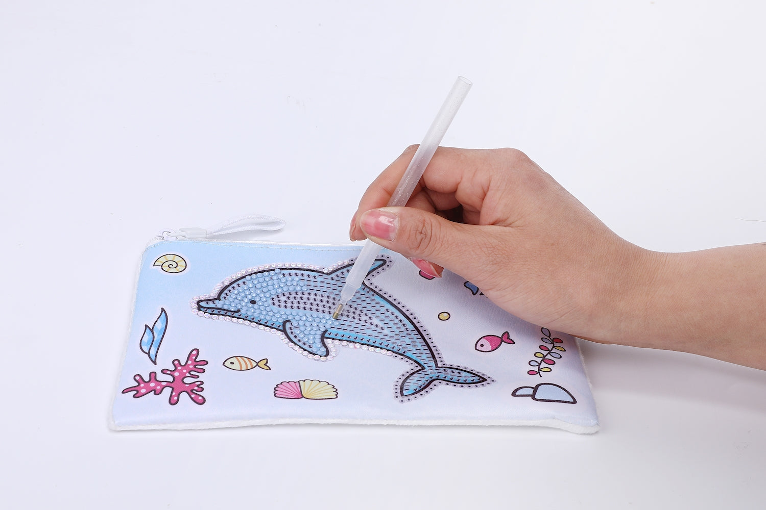 Diamond Dotz Dolphin Party Dotzies Mäppchen  20 x 12 cm - Bild 6