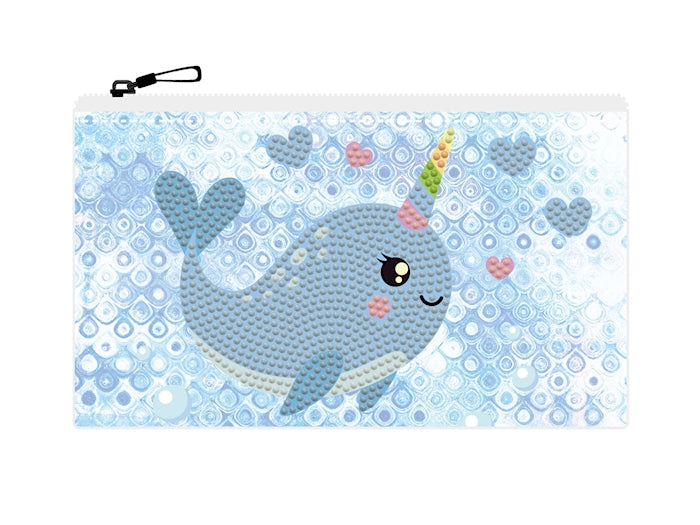 Diamond Dotz Narwhal Love Dotzies Mäppchen  20 x 12 cm - Bild 1