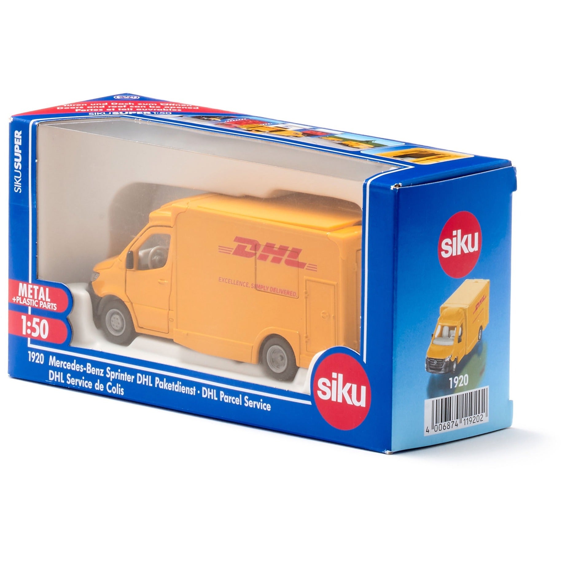Siku Mercedes - Benz Sprinter DHL Paketdienst 01.920 - Bild 5