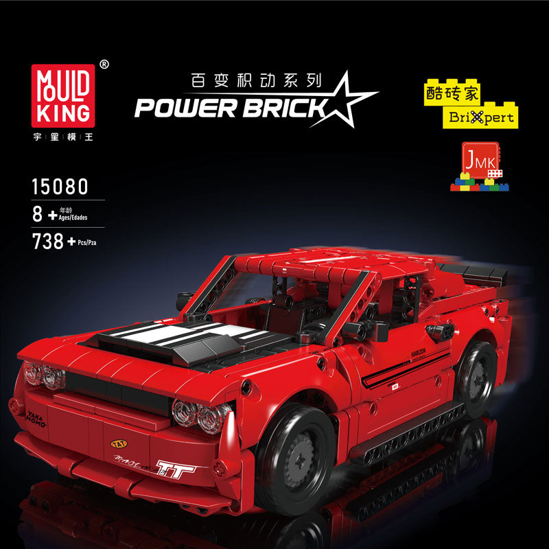 Mould King Challenger Pull Back Sportwagen 15080 - Bild 2