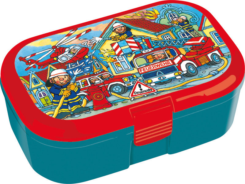 Lunchbox Feuerwehr mit Obstfach - Bild 1