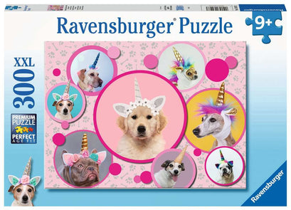 Puzzle 300 Teile Knuffige Einhorn-Hunde 013.297