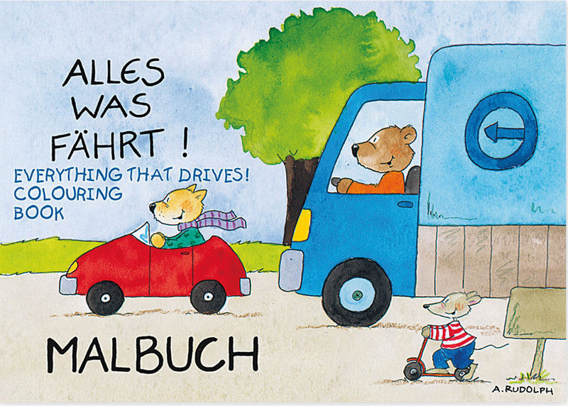 Malbuch A7 Alles was fährt - Bild 1