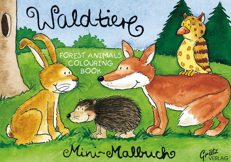Malbuch A7 Waldtiere - Bild 1