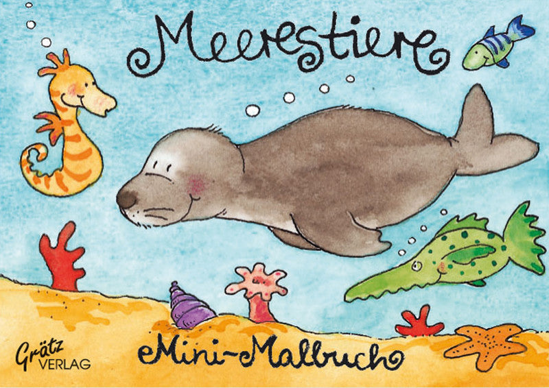 Malbuch A7 Meerestiere - Bild 1