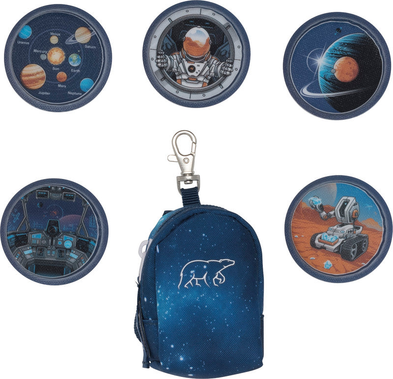 Beckmann Schulrucksack Classic mit Wendetasche Space Mission 6-teilig - Bild 7