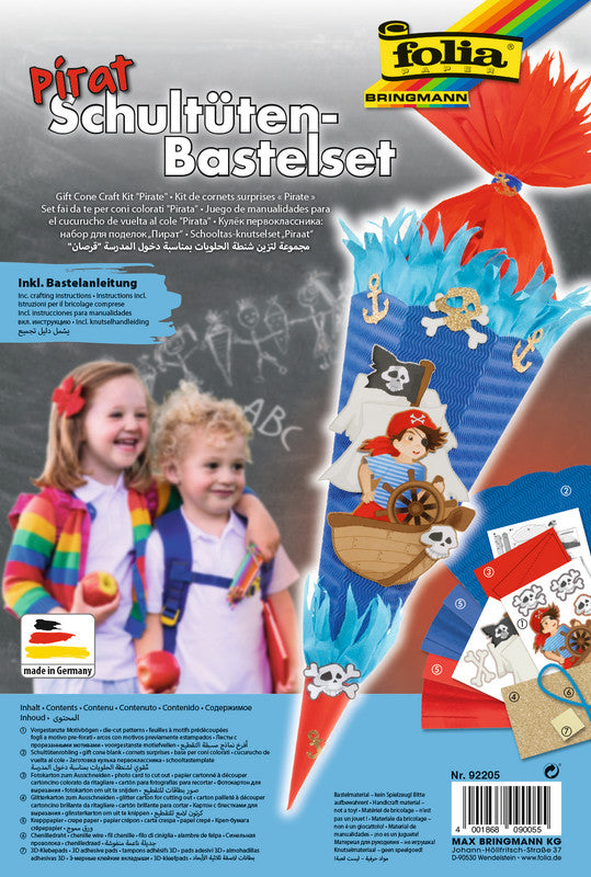 Folia Schultüten-Bastelset Pirat - Bild 1