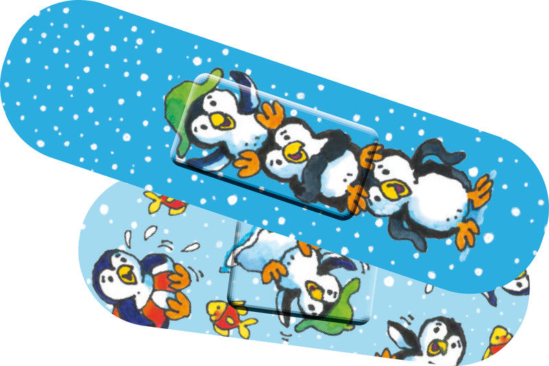 Pflasterbriefchen Weihnachten: Pinguine - Bild 2