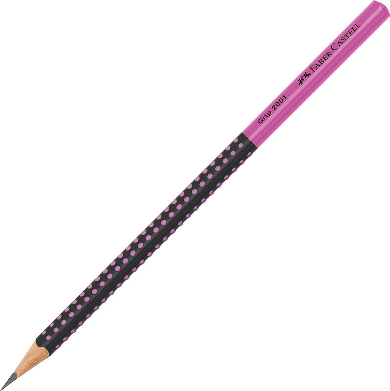FABER CASTELL Bleistift Grip 2001 Two schwarz/pink - Bild 1